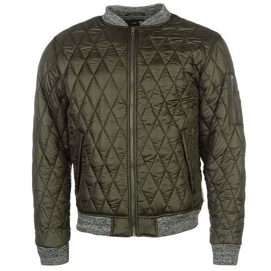 Save £40 on this Lee Cooper Quilted Bomber Jacket