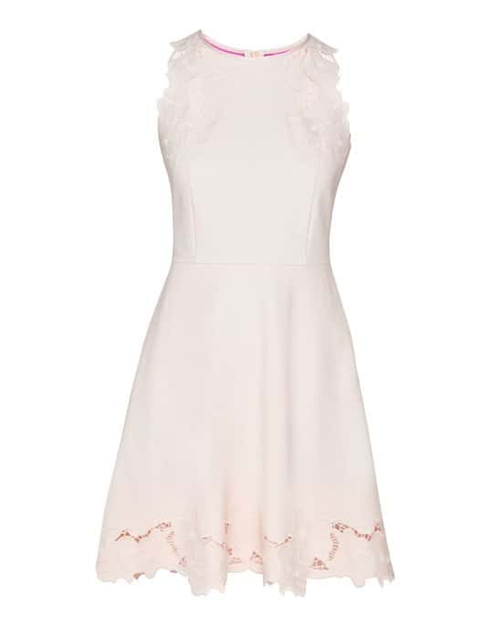 Save £100 on this TED BAKER Emmona Embroidered Skater Dress