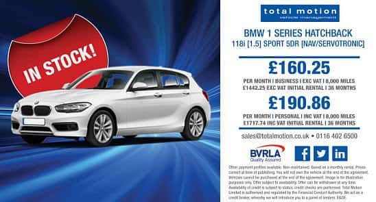 BMW 1 Series Sport | Lease from £160.25 p/m!