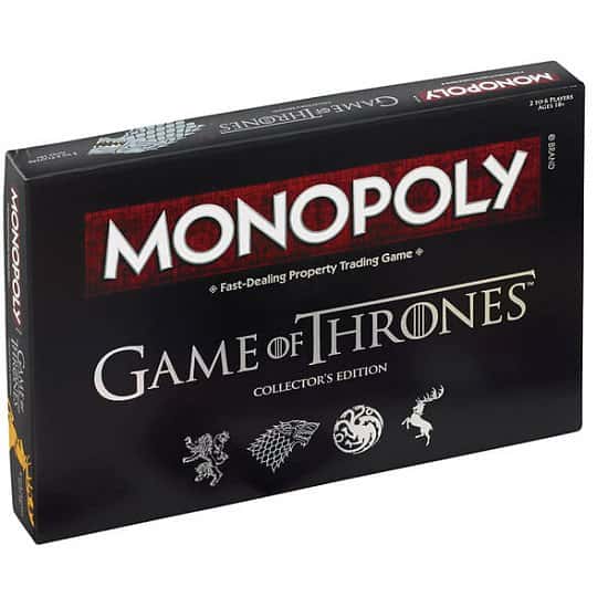 Save £20 on Monopoly- Game of Thrones Deluxe Addition