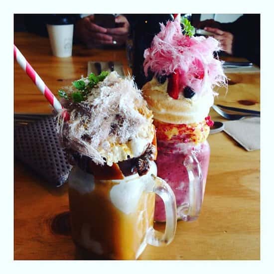 Have you tried one of our 'Freakshakes'?! They're our famous milkshakes but even BIGGER!