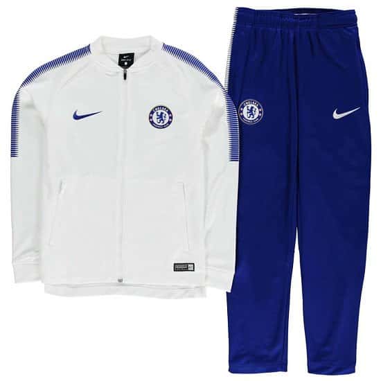 Save £20 on this 2017-2018 Chelsea Nike Dry Tracksuit (White) - Kids