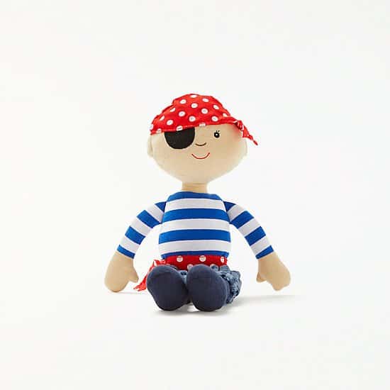Save 50% on this Pirate Rag Doll