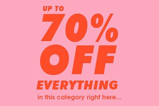 Super Mid-Season Sale: Up to 70% OFF!