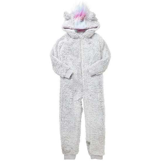 Get Cosy - F&F Unicorn Fleece Onesie: Save £7.00!