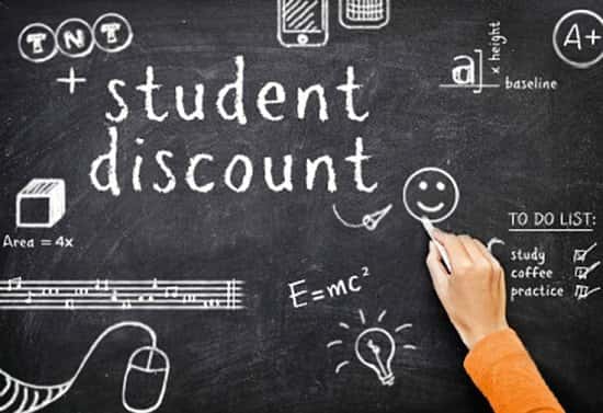 50% off selected food for Students. Mon-Fri.