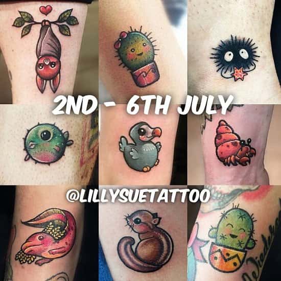 Look at these incredible tattoos done by our upcoming guest artist Lilly Sue tattoo!