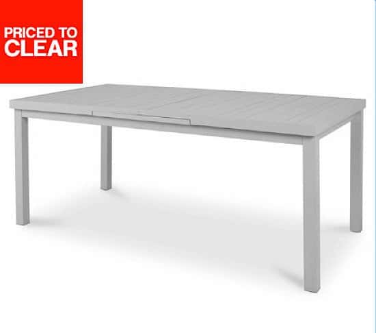 CLEARANCE! 6 SEATER EXTENDABLE DINING TABLE - SAVE £220!