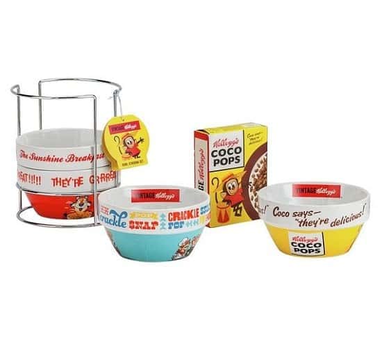 4x Kellogg's Stacking Bowls with Coco Pops - LESS THAN £10!
