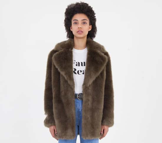 SAVE 50% on this Faux Fur Jacket by Jakke!