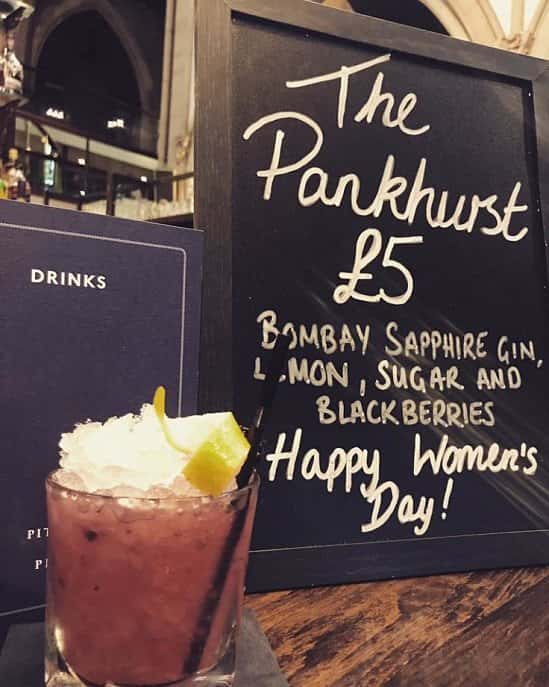 HAPPY INTERNATIONAL WOMEN'S DAY! We've got a special cocktail just for you today, The Pankhurst