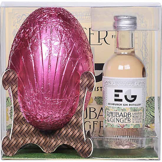 Edinburgh Gin Easter Egg and Rhubarb & Ginger Liqueur - £12.50!