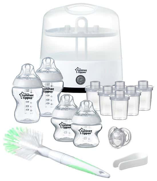 SAVE 46% on this Tommee Tippee Electric Steam Steriliser Set!