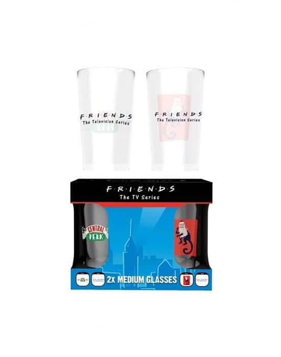 SAVE 50% on this FRIENDS MEDIUM GLASSES TWIN PACK