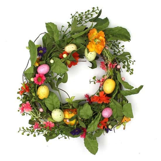 Easter Floral Wreath with Eggs - Now ONLY £5