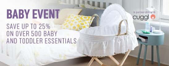 BABY EVENT - Save up to 25%!