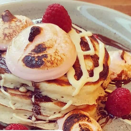 Have you tried our NEW Double Chocolate, Toasted Marshmallow and Raspberry Pancakes?!