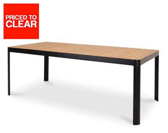 CLEARANCE! 6 Seater Metal Dining Table - SAVE £138!