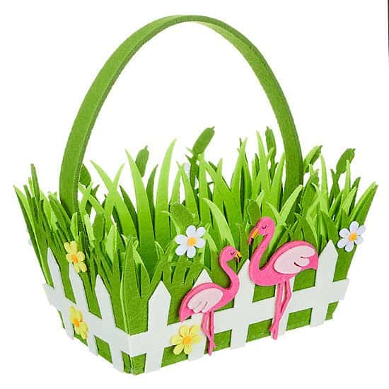 Our Easter Flamingo Basket is only £7. Perfect for your children this Easter.