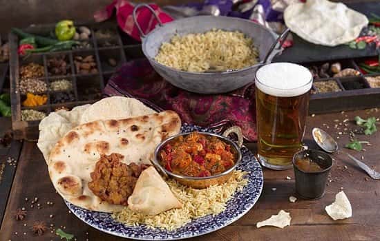WEDNESDAY DEAL! Curry & a Drink for £5.49!