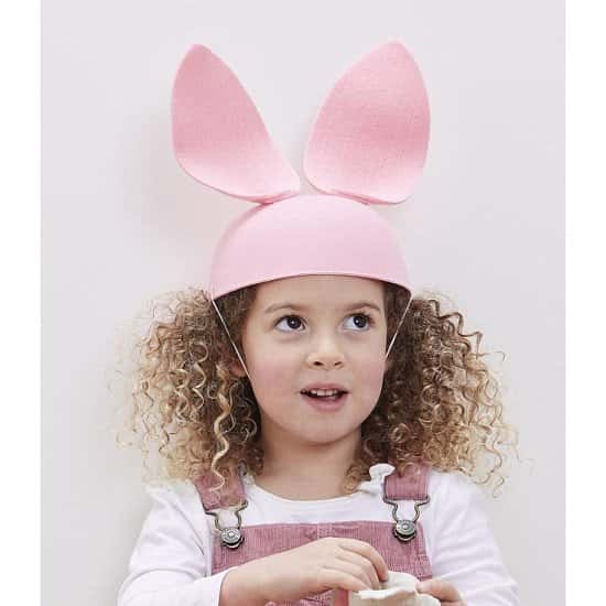 Pink Felt Hat with Bunny Ears: Save 75%!