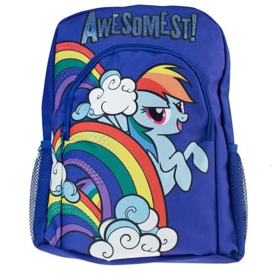 SAVE 61% on this My Little Pony Rainbow Dash Backpack!