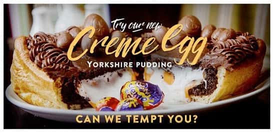UK’s first giant Creme Egg Yorkshire pudding.