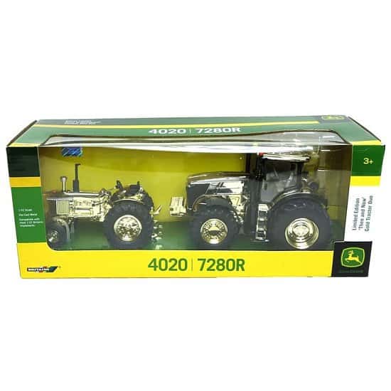 Save £28 on this Limited Edition John Deere ‘Then and Now’ Gold Tractor