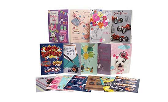 SAVE 85% on this Box Of 576 Greeting Cards - 48 Different Designs!