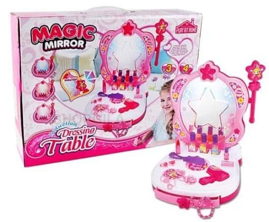 Magic Mirror Induction Dressing Table Set - ONLY £24!