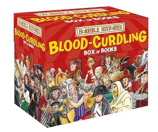 SAVE 80% on Horrible Histories - Blood-Curdling Box Of Books!
