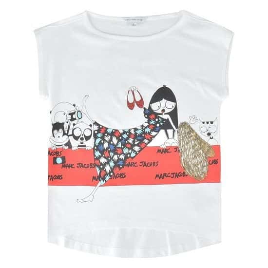 69% OFF - MARC JACOBS Children Girls Runway Print T Shirt