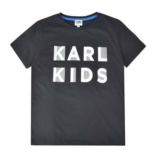 SAVE 69% on KARL LAGERFELD Children Boys Logo T Shirt