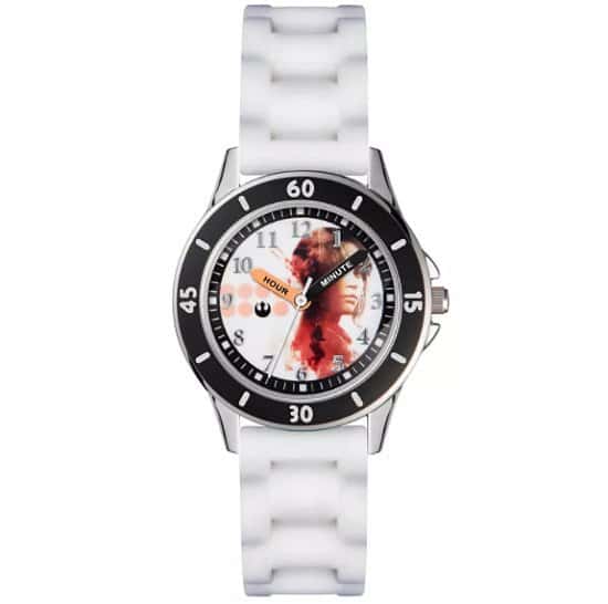 SAVE £5 on this Children's Time Teacher White Silicone Strap Watch!