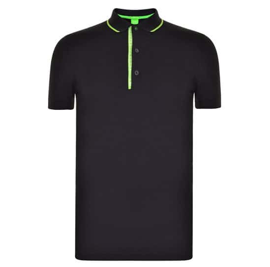 LESS THAN 1/2 PRICE - BOSS GREEN Paule Polo Shirt in Black!
