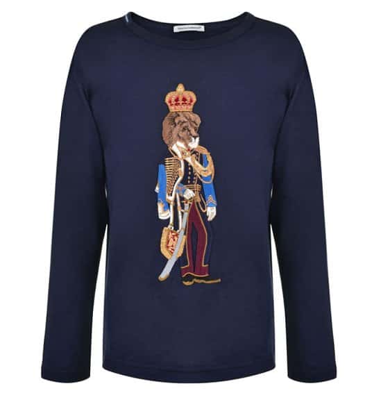 70% OFF this DOLCE AND GABBANA Junior Boys Lion Long Sleeved T Shirt!