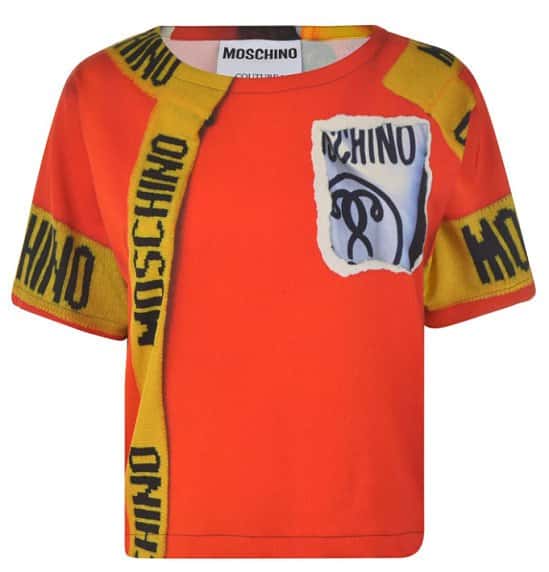 SAVE OVER £300 on this MOSCHINO Editorial T Shirt!