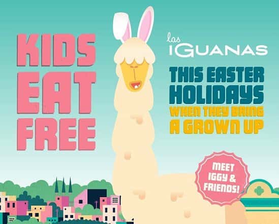 KIDS EAT FREE this Easter - Just Bring a Grown Up!