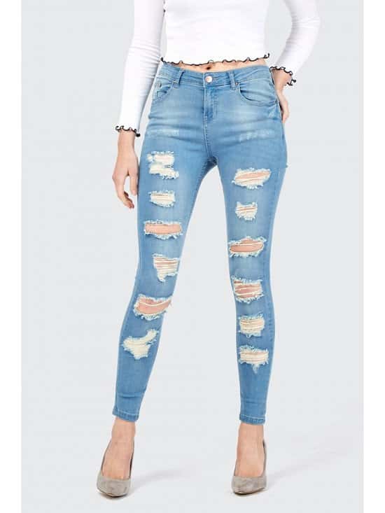 20% off Stella All Over Ripped Skinny Jean, now just £15.99!
