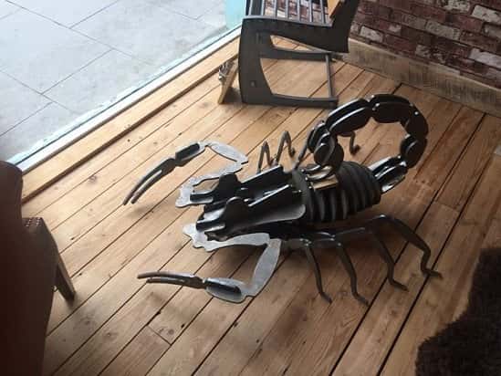 This awesome 4ft long Scorpion Structure is now in-store - you choose the finish or paint!