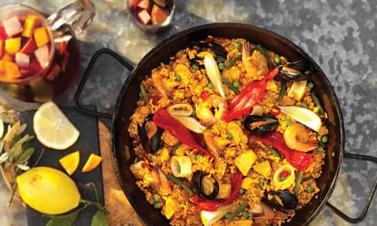 Paella for 2 + Jug of Sangria for £19 - All Day Sunday - Wednesday!