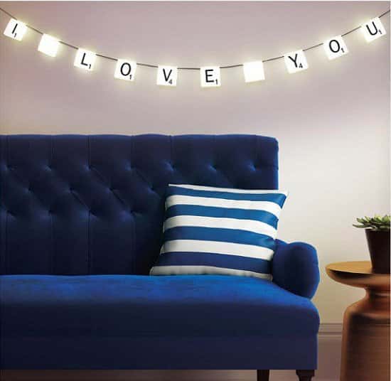 SAVE 25% on this Scrabble Wall Light!
