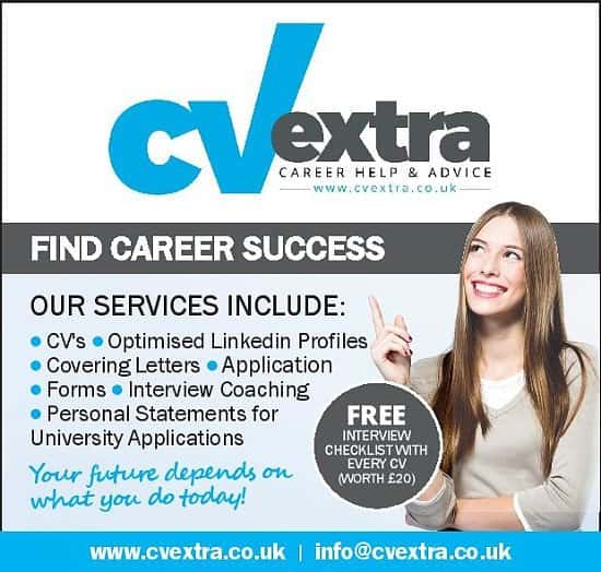 Free 'Interview Checklist' (worth £20) with every CV