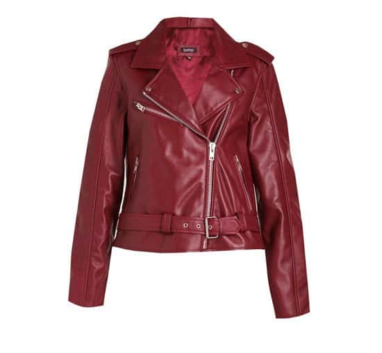 SAVE £40 on this Lily Leather Biker Jacket!