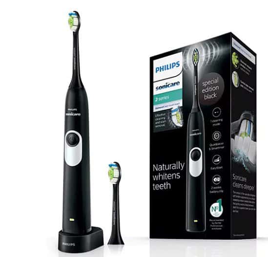 Star Buy! 56% OFF Philips Sonicare HX6232/20 2 Series Black Electric Toothbrush!