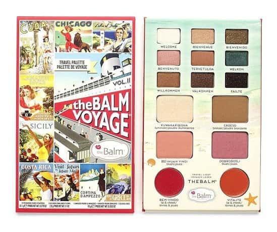 SAVE £20 on The Balm Voyage Face Palette Vol.2!