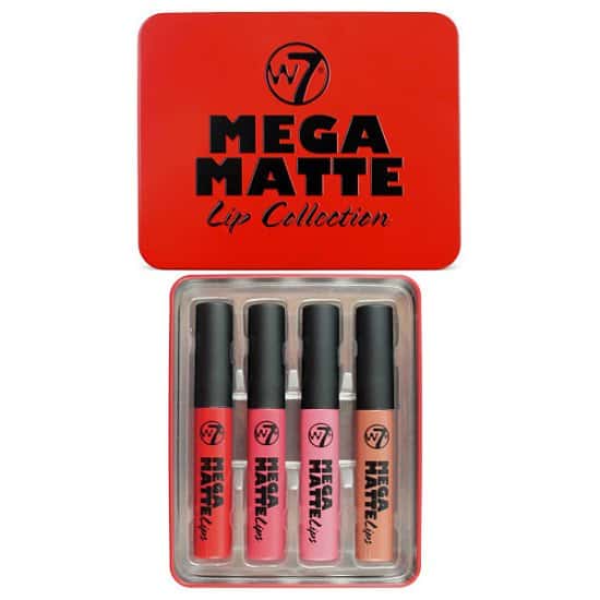 SAVE 60% on W7 Mega Matte Lip Collection!