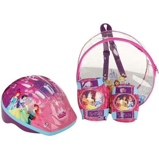 SAVE 60% on Disney Princess Helmet, Knee & Elbow Pad Backpack Set!