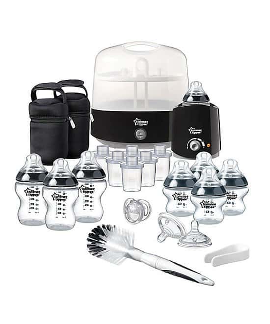 SAVE £85 on Tommee Tippee Closer To Nature Complete Feeding Kit in White or Black!