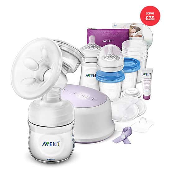EXCLUSIVE - Philips Avent Natural Breast Feeding Support Set - SAVE £35!